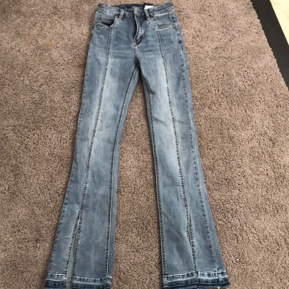 Funky Soul Split Bell Bottom Jeans 